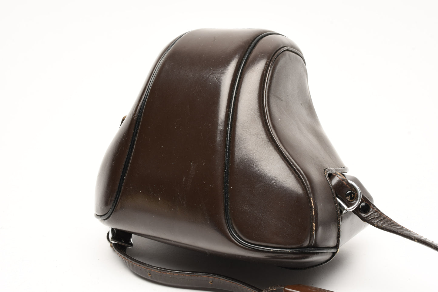 Nikon Nikkormat brown leather eveready fitted case, strap, nice & clean