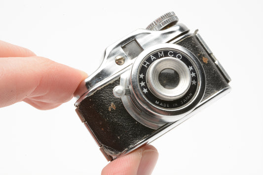 Hamco miniature camera w/case, clean