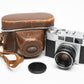 Olympus 35 S 35mm Rangefinder Camera w/4.8cm f2.8, Case, Works!