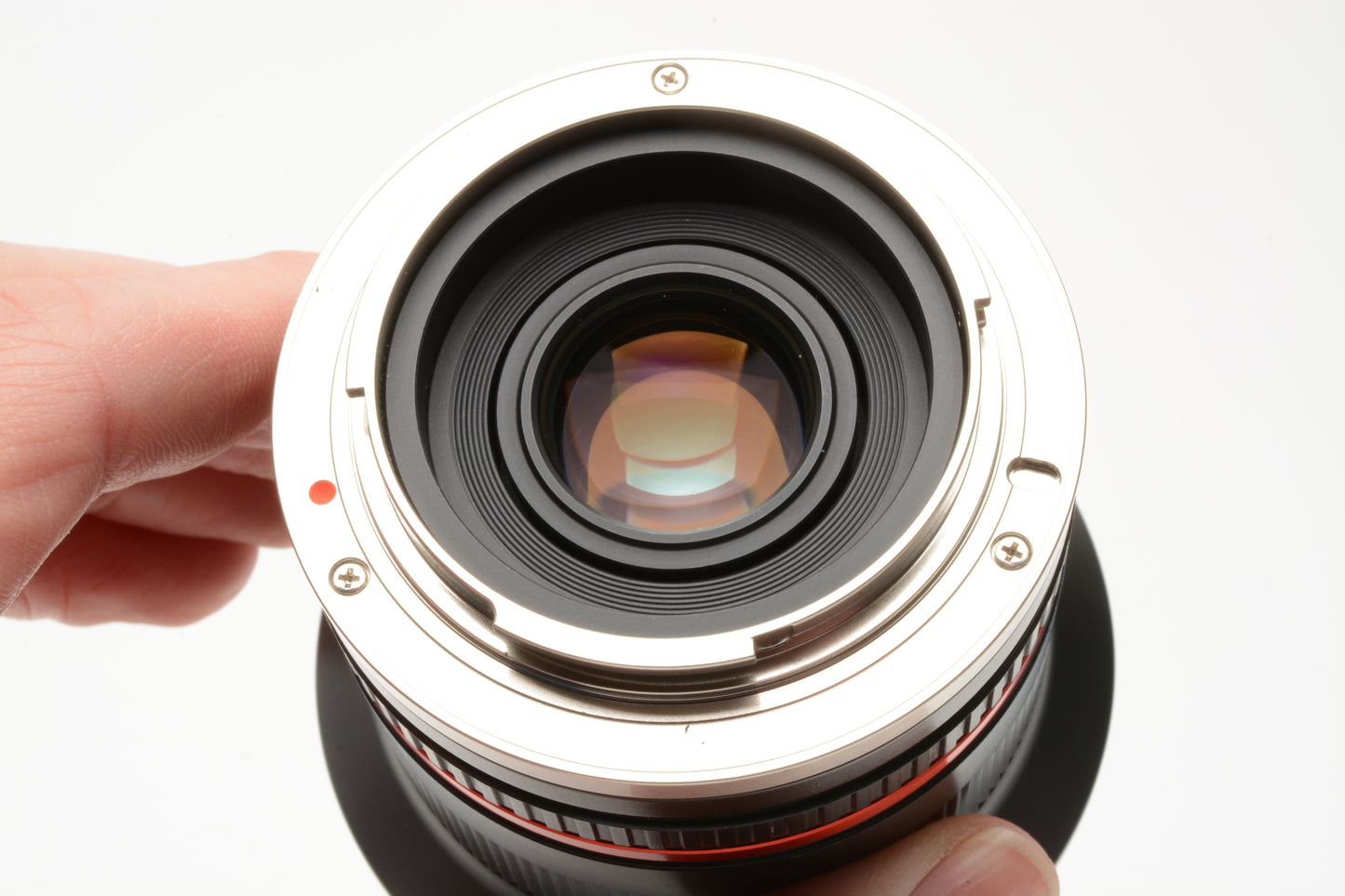 Rokinon 12mm F2 NCS CS E Lens for Sony E-Mount w/Caps, Hood, Mint-