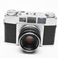 Olympus 35 S 35mm Rangefinder Camera w/4.8cm f2.8, Case, Works!