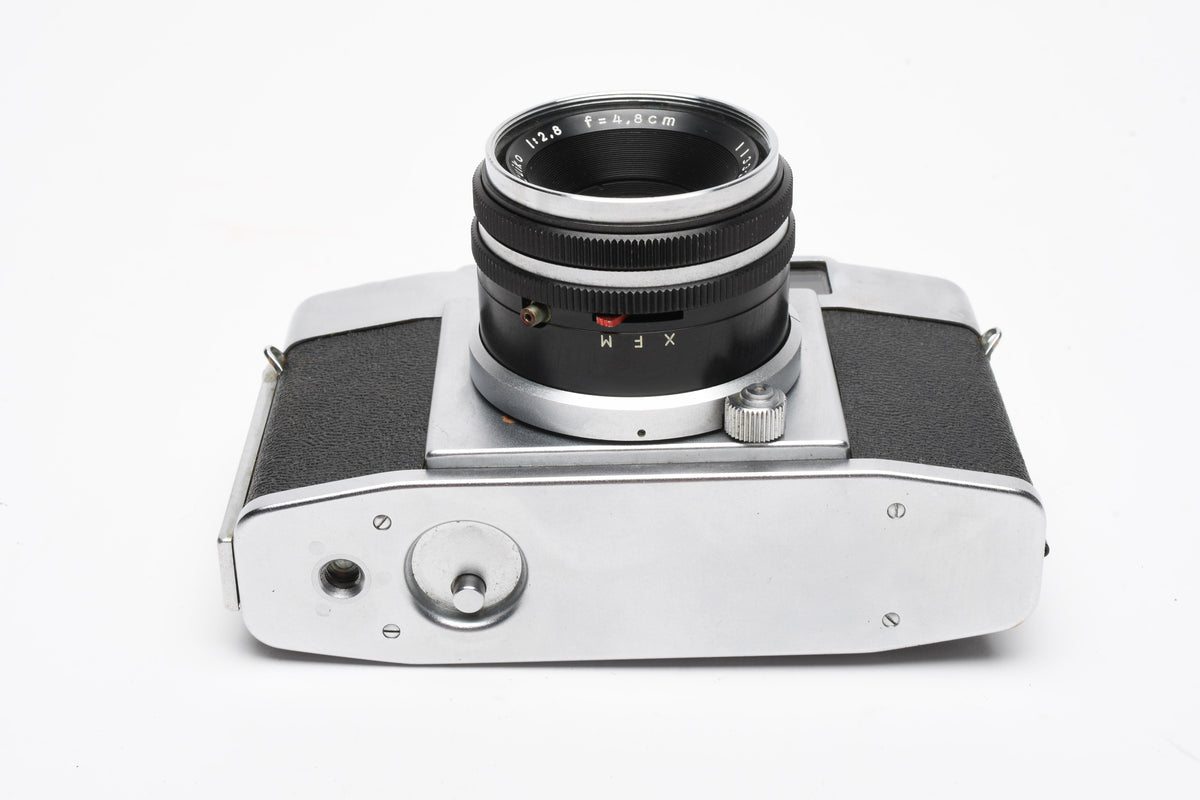 Olympus 35 S 35mm Rangefinder Camera w/4.8cm f2.8, Case, Works!