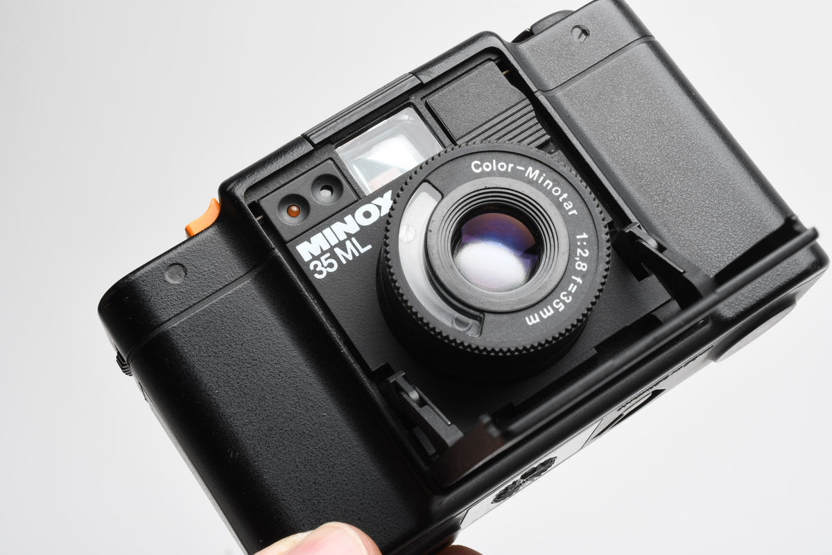 Minox 35 ML 35mm Point&Shoot w/35mm f2.8 Color-Minotar lens, Jewel case, Nice