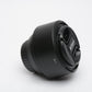 Nikon AF-S Nikkor 50mm f1.8G Lens, boxed, USA MFR #2180 Hood+caps+pouch