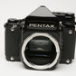 Pentax 67 6x7 MLU Medium Format Body w/AE Finder, manuals, New Seals, Great!