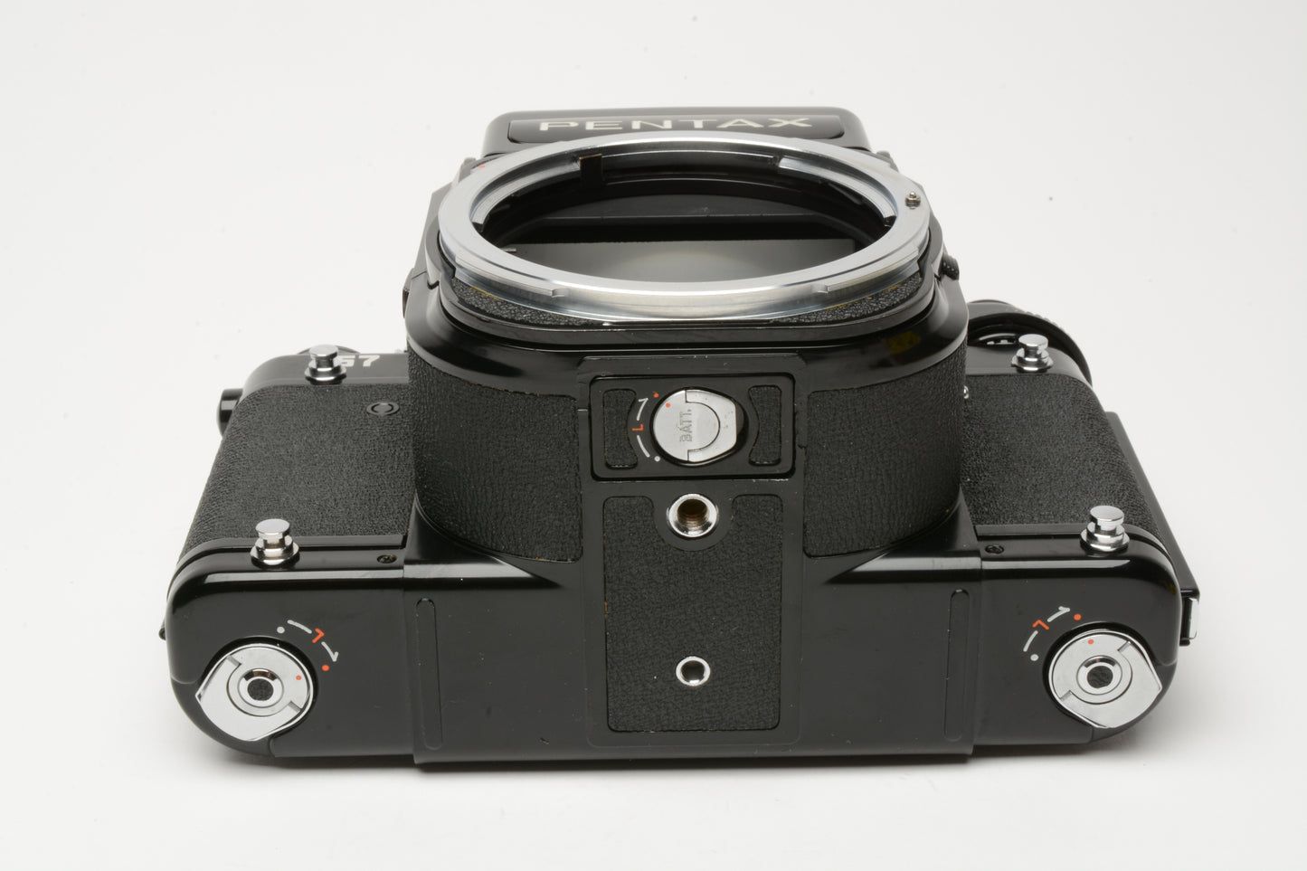 Pentax 67 6x7 MLU Medium Format Body w/AE Finder, manuals, New Seals, Great!