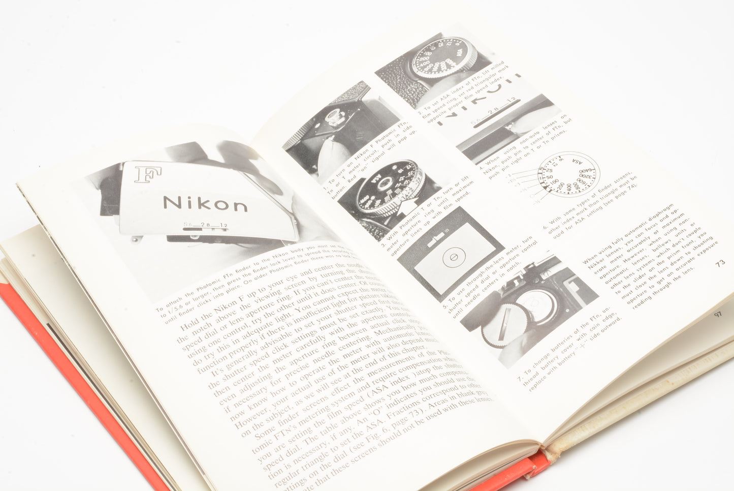 Official Nikon F and Nikkormat Manual [Hardcover] Amphoto Editorial Board book