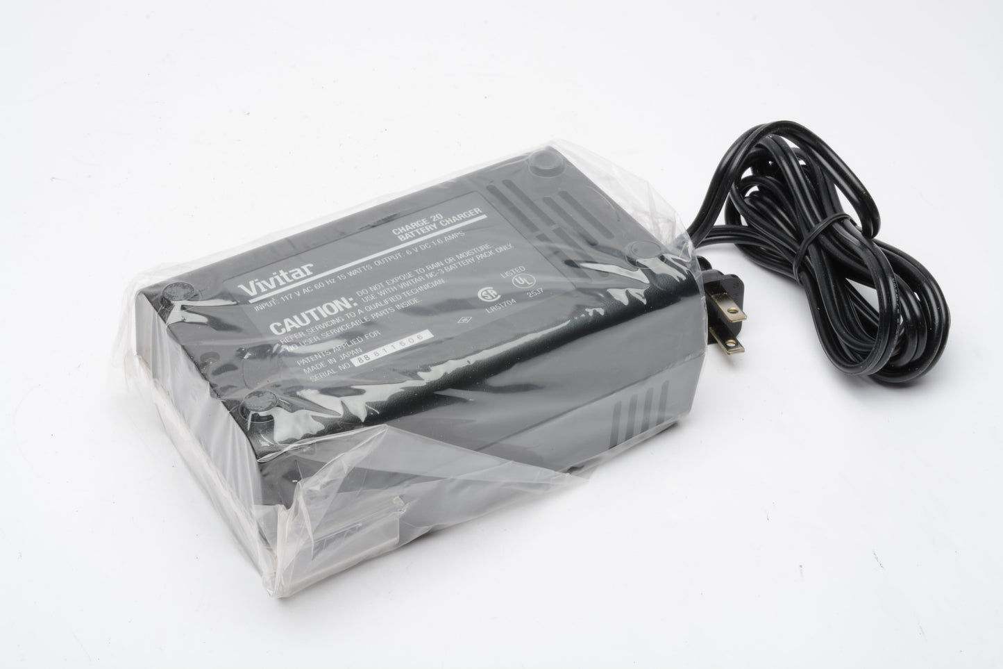 Vivitar Charge 20 NC-3 Charger, New in box