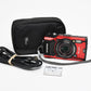Olympus Tough TG-5 Red digital Point&Shoot w/batt, USB, Case, Tested, Good!