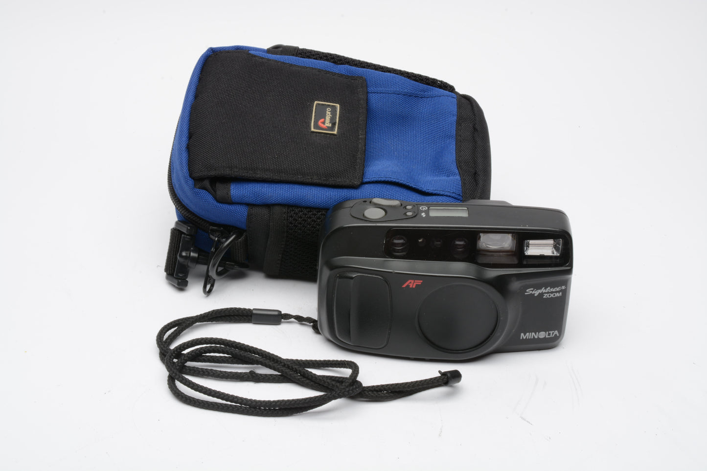 Minolta Sightseer Zoom 35mm Point&Shoot camera w/35-70mm Asph. lens + Case