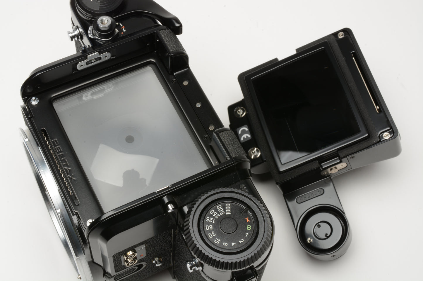 Pentax 67 6x7 MLU Medium Format Body w/AE Finder, manuals, New Seals, Great!