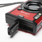 Olympus Tough TG-5 Red digital Point&Shoot w/batt, USB, Case, Tested, Good!