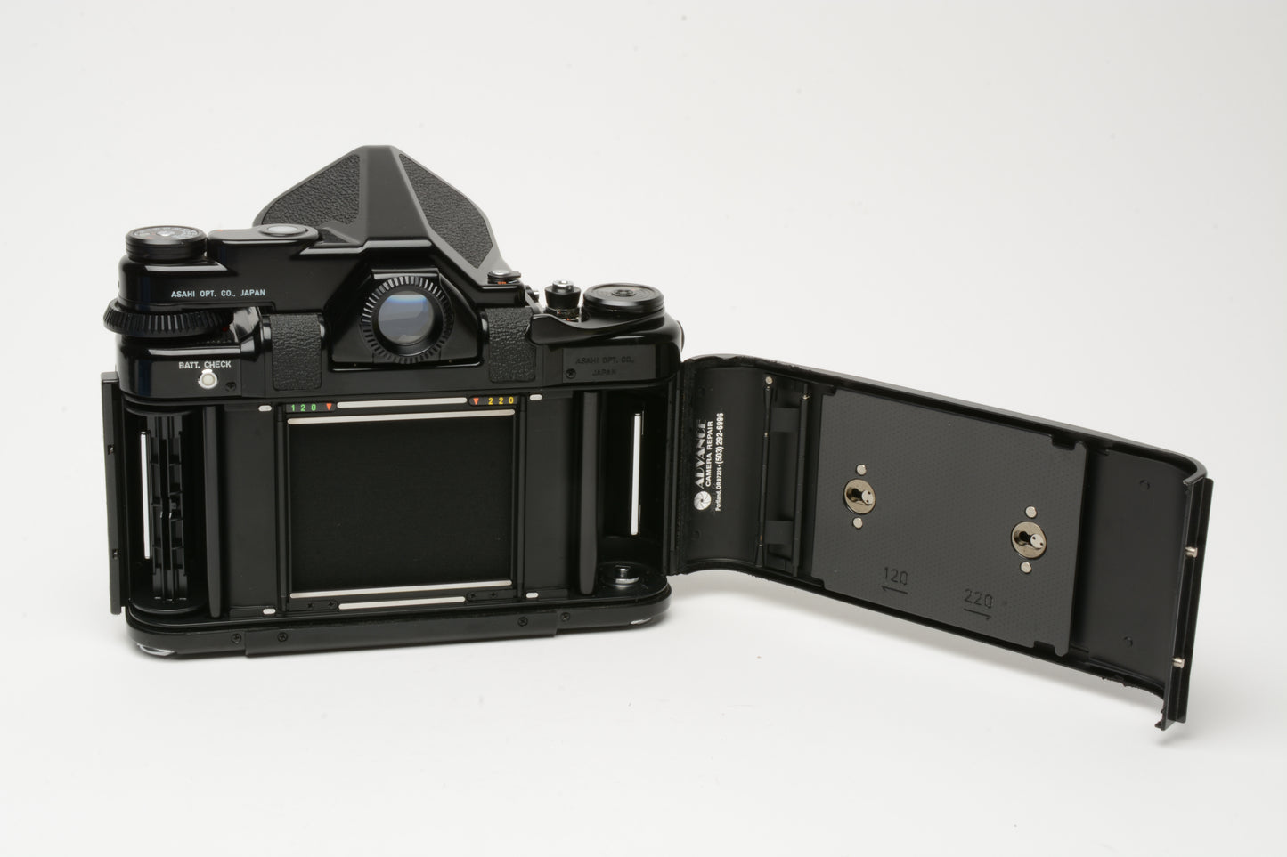 Pentax 67 6x7 MLU Medium Format Body w/AE Finder, manuals, New Seals, Great!