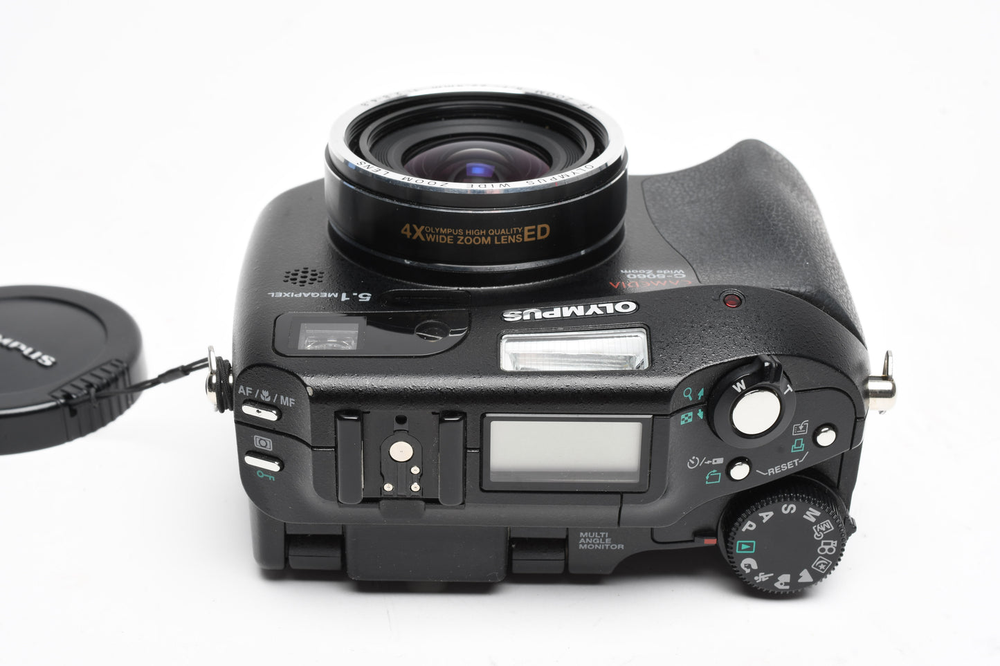 Olympus C5060 5.1MP Digital Point&Shoot camera, CF card, batt+charger, clean