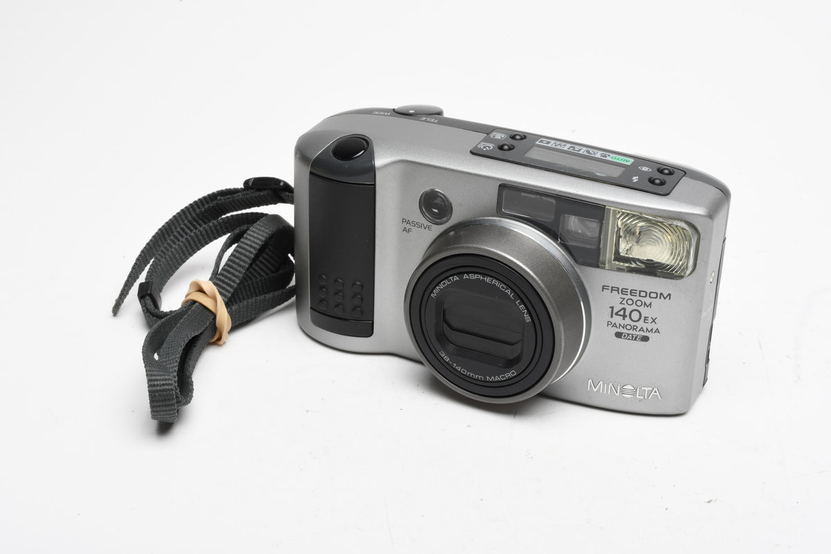 Minolta Freedom Zoom 140EX QD Pano 35mm Point&Shoot w/38-140mm zoom, Tested