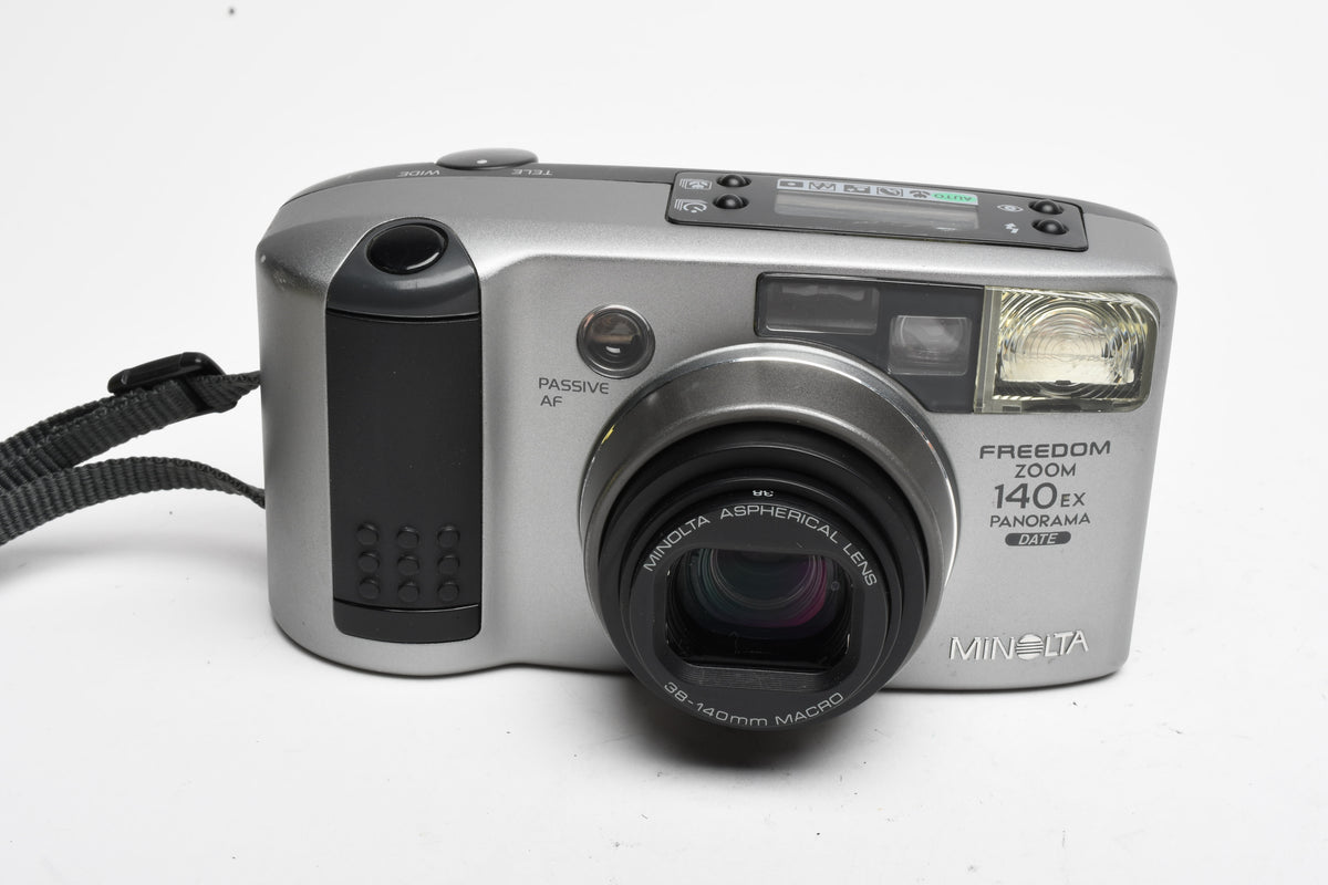 Minolta Freedom Zoom 140EX QD Pano 35mm Point&Shoot w/38-140mm zoom, Tested