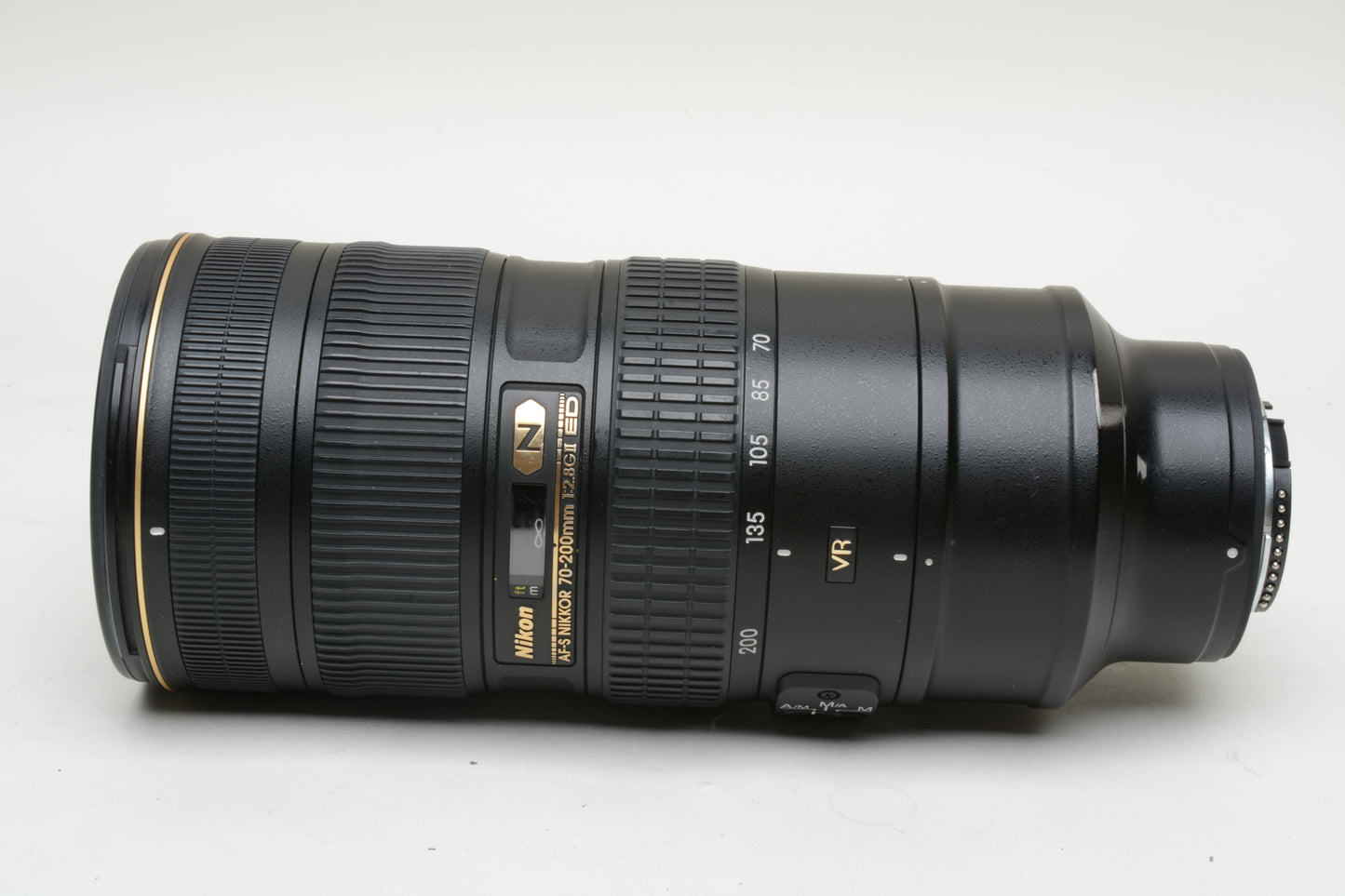 Nikon AF-S Nikkor 70-200mm f2.8G ED VR II zoom lens, hood, UV, boxed, USA