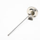 2.5" Unicolor ProTemp Dial thermometer w/8" post + tray clip