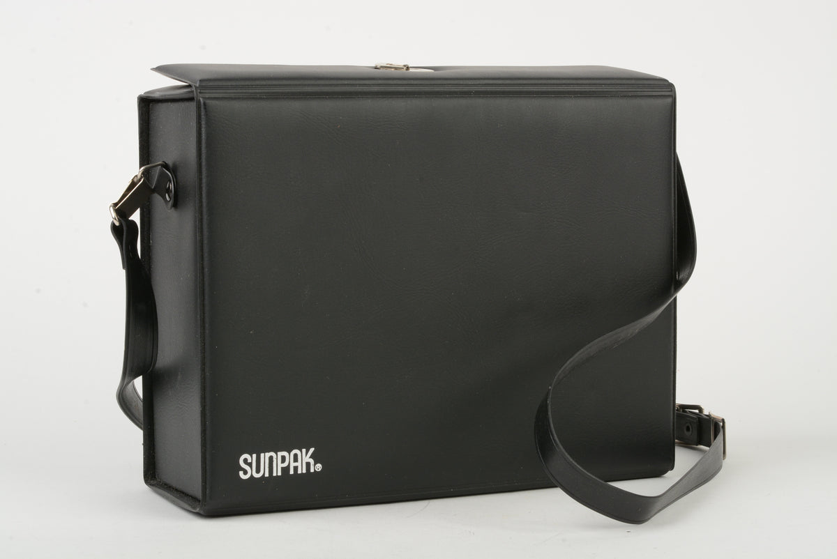 Sunpak Auto DX 8R Ringlight flash system w/Nikon NE-2D mount, step rings, Mint