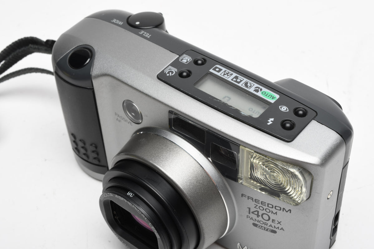 Minolta Freedom Zoom 140EX QD Pano 35mm Point&Shoot w/38-140mm zoom, Tested
