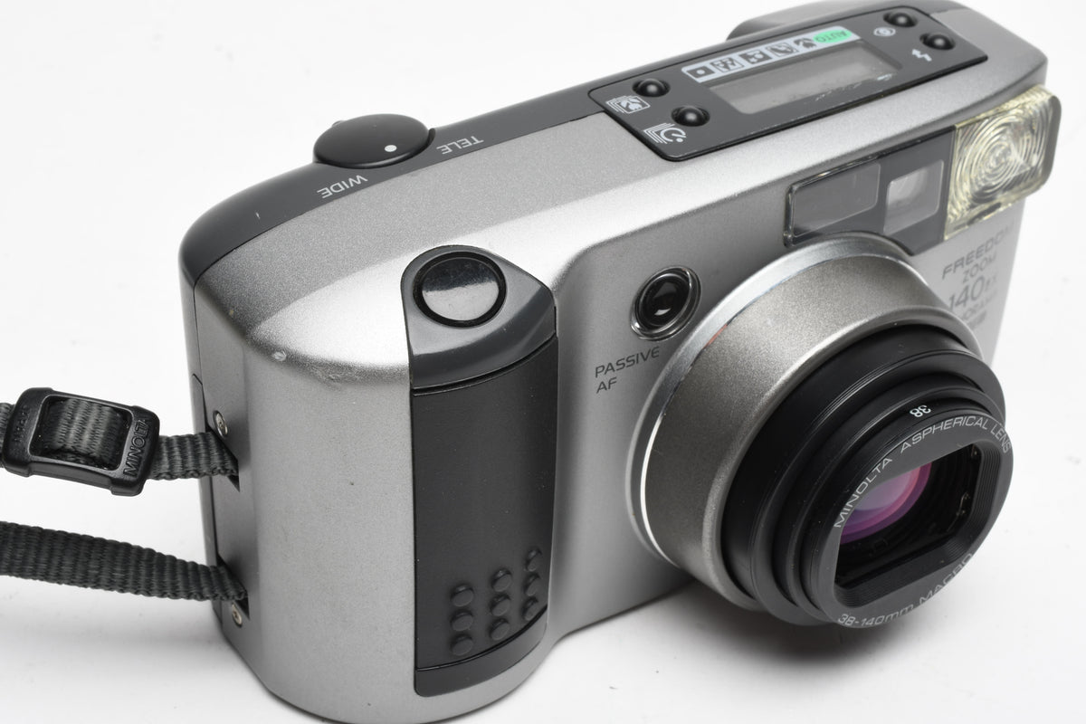 Minolta Freedom Zoom 140EX QD Pano 35mm Point&Shoot w/38-140mm zoom, Tested