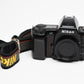 Nikon N8008 35mm SLR Body, cap, strap, tested, Good!