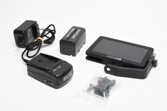 SmallHD 5" On-Camera IPS Touchscreen Monitor, clean and sharp! + batt/charger