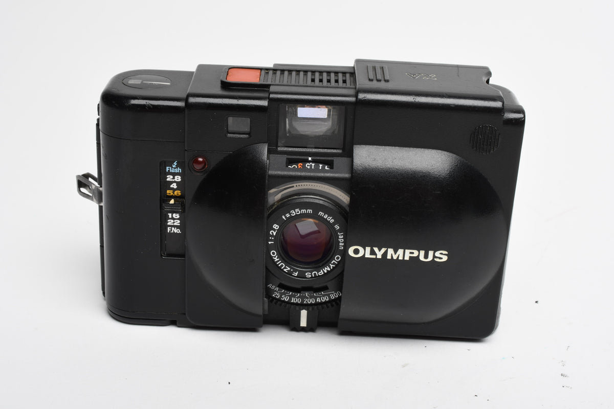 Olympus XA w/A11 flash, New Light Seals, Tested