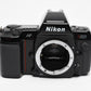 Nikon N8008 35mm SLR Body, cap, strap, tested, Good!