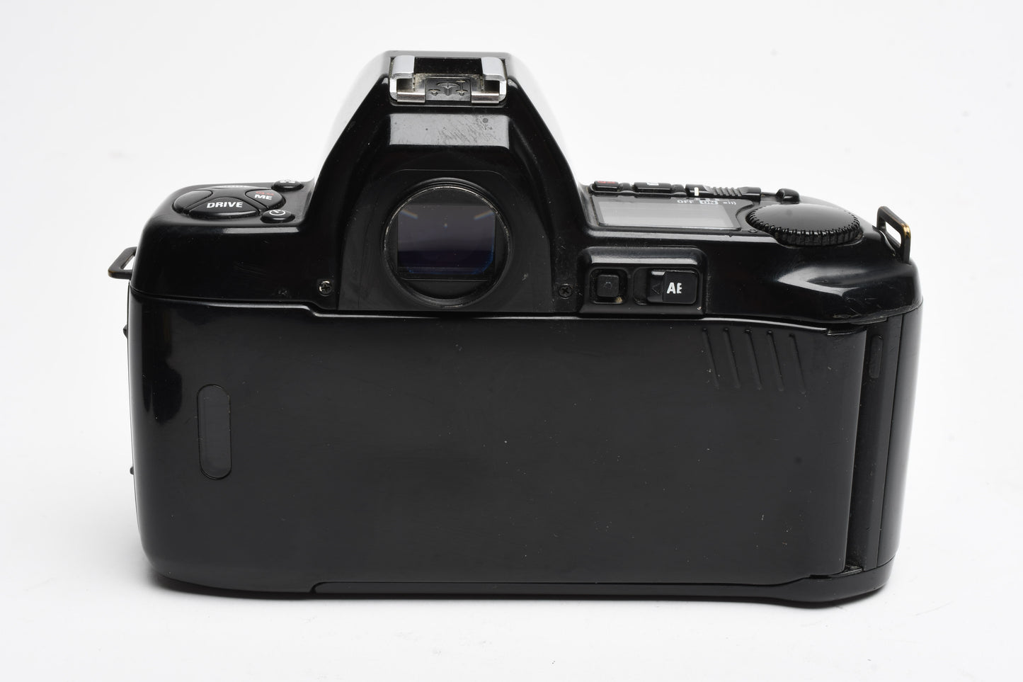 Nikon N8008 35mm SLR Body, cap, strap, tested, Good!