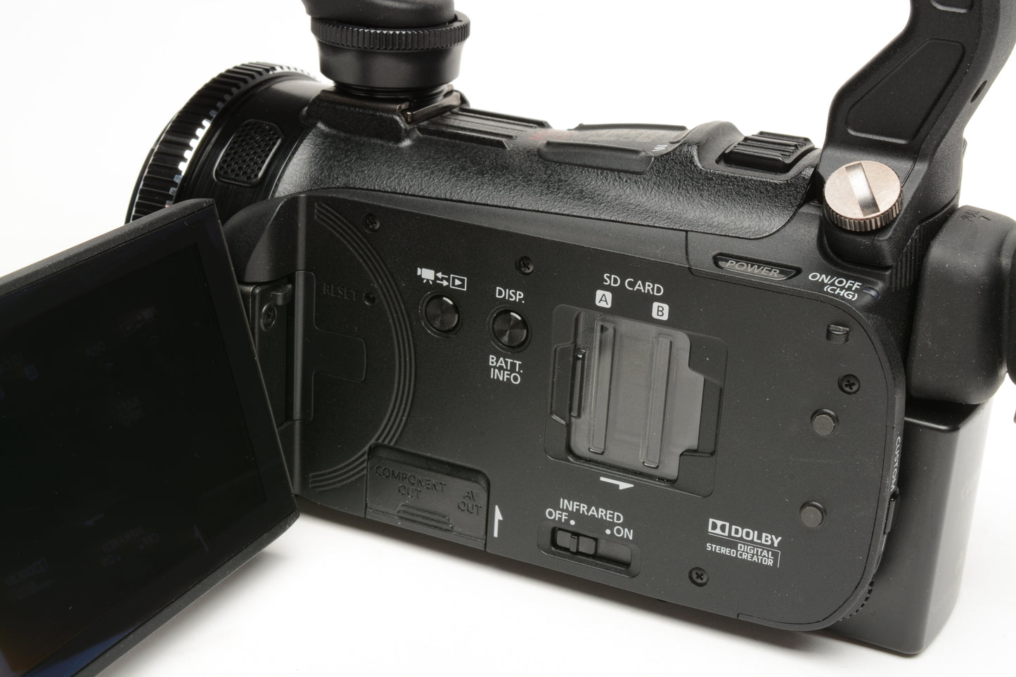 Canon XA10 Digital video camcorder w/batt, handle, Clean! Tested