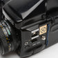 Mamiya 645 Pro w/80mm f2.8N lens, AE prism, 120 back, Grip, cap, nice!