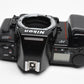 Nikon N8008 35mm SLR Body, cap, strap, tested, Good!