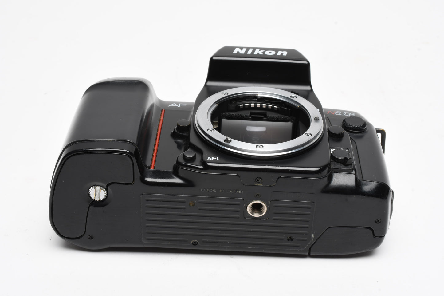 Nikon N8008 35mm SLR Body, cap, strap, tested, Good!