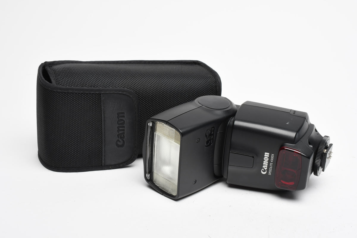 Canon 430EZ Speedlite Flash, Clean condition, tested, w/Case