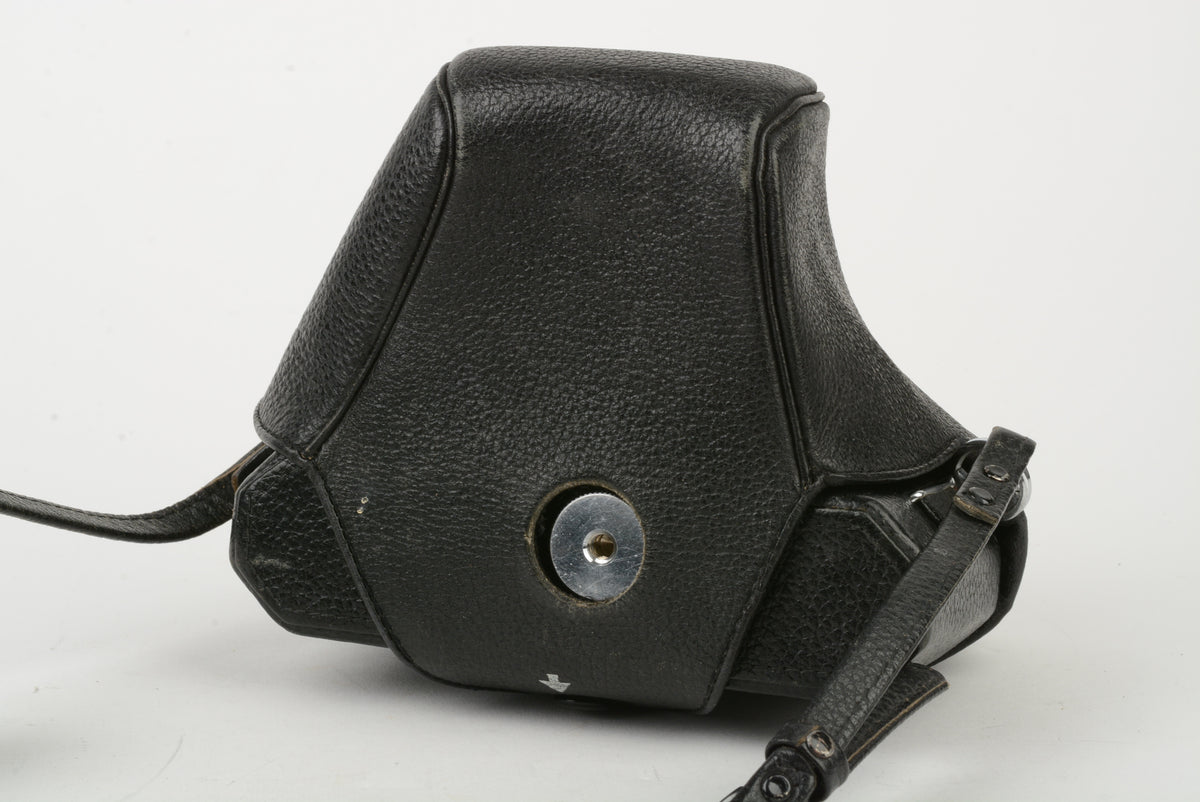 Nikon Nikkormat Nikomat camera leather eveready case, strap, Great!