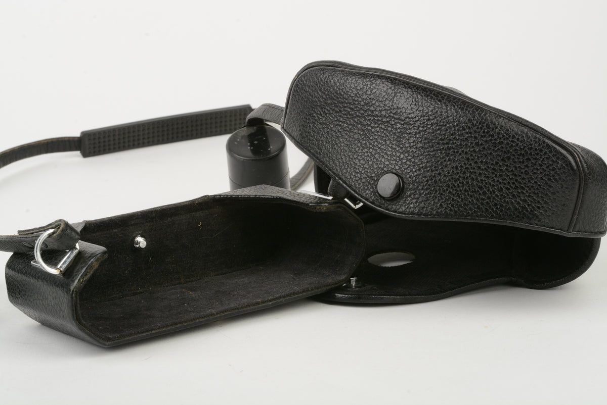 Nikon Nikkormat Nikomat camera leather eveready case, strap, Great!