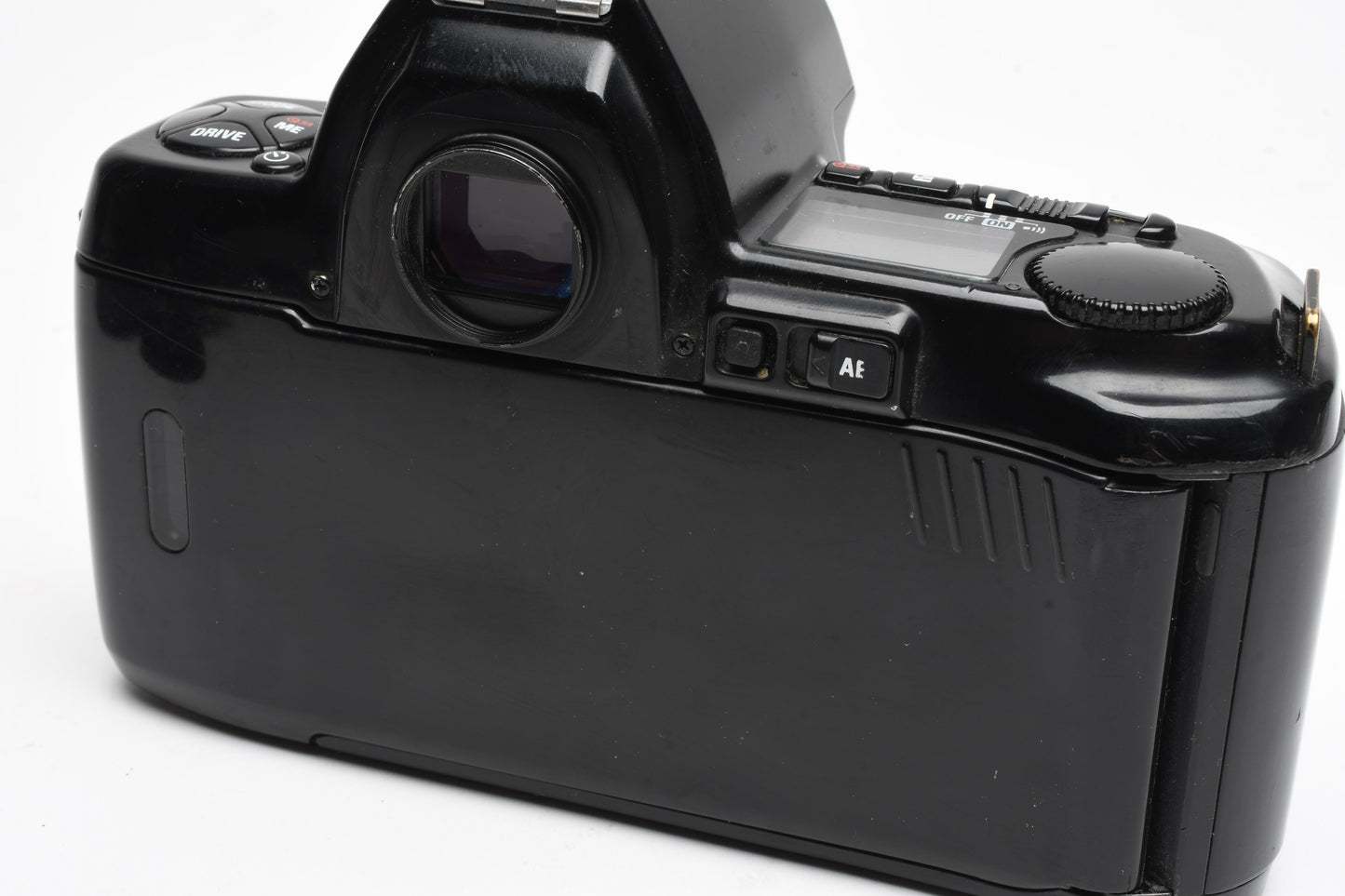 Nikon N8008 35mm SLR Body, cap, strap, tested, Good!