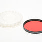 Tiffen 82mm 25 Red 1 filter in jewel case, very clean