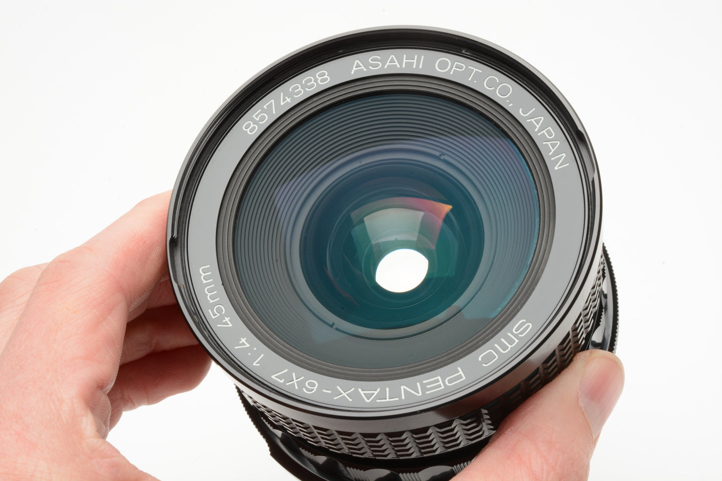 Pentax SMC 45mm f4 lens for Pentax 67, Latest version, caps, UV, Nice