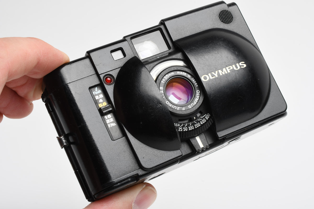 Olympus XA w/A11 flash, New Light Seals, Tested