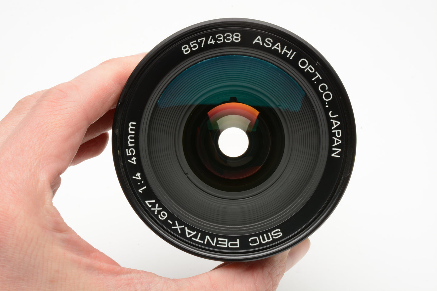 Pentax SMC 45mm f4 lens for Pentax 67, Latest version, caps, UV, Nice