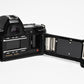 Nikon N8008 35mm SLR Body, cap, strap, tested, Good!