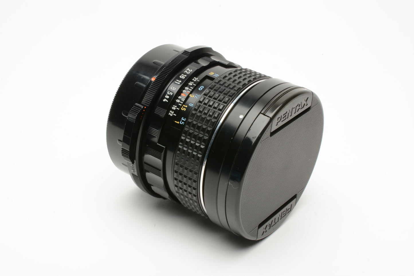 Pentax SMC 45mm f4 lens for Pentax 67, Latest version, caps, UV, Nice