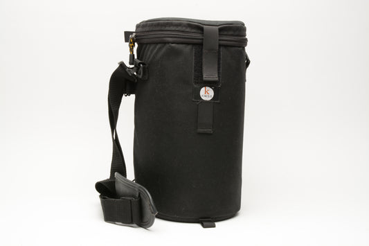 Kinesis padded lens case 13x7x6", Black, well padded for long lenses