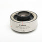 Canon EF 1.4X II extender teleconverter w/caps, pouch, barely used, Mint-