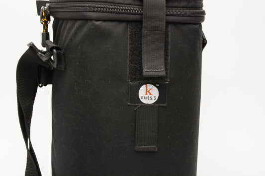 Kinesis padded lens case 13x7x6", Black, well padded for long lenses