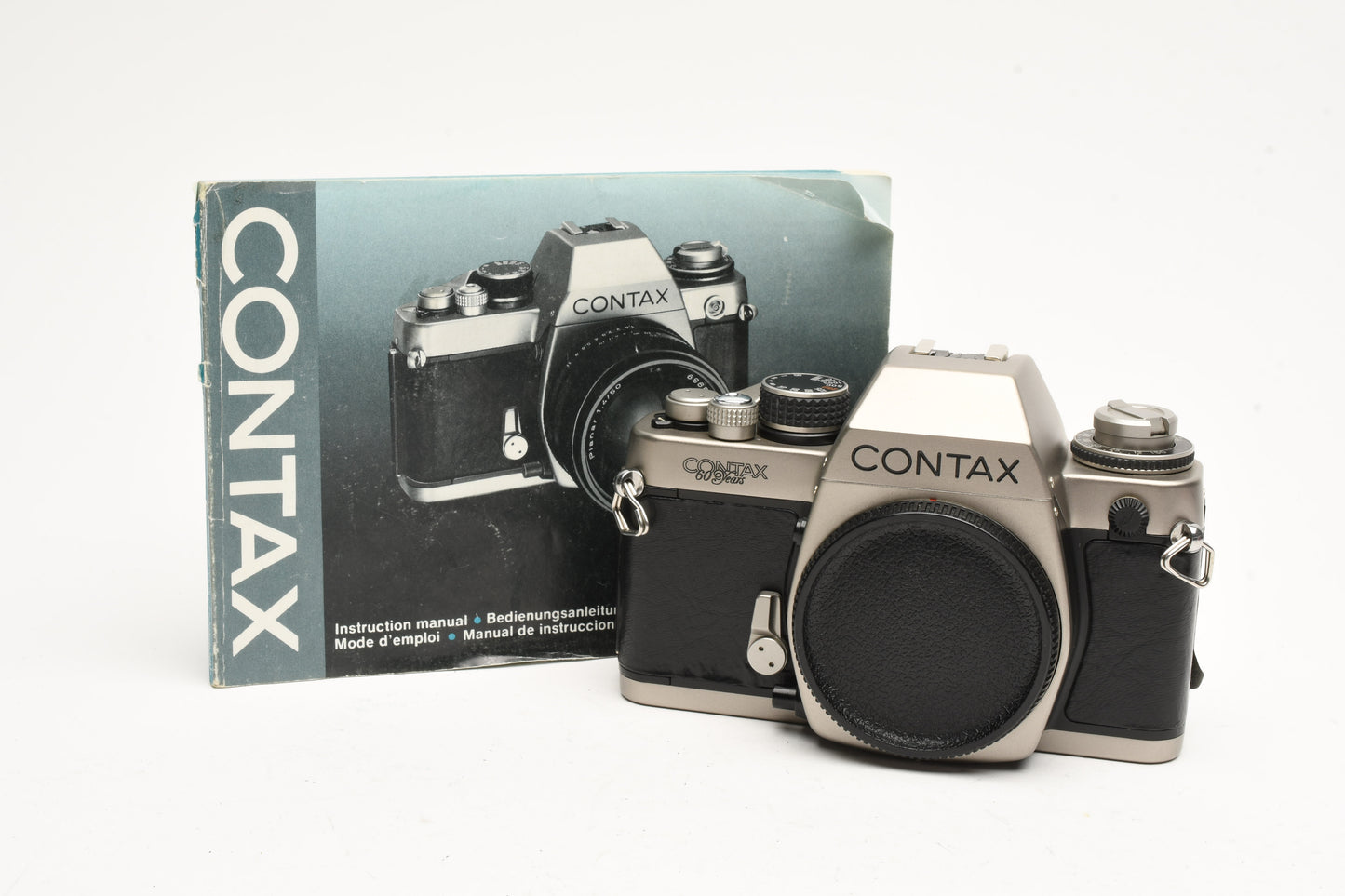 Contax S2 35mm SLR Body 60 years Anniversary issue, Mint- + Manual