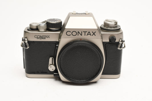 Contax S2 35mm SLR Body 60 years Anniversary issue, Mint- + Manual