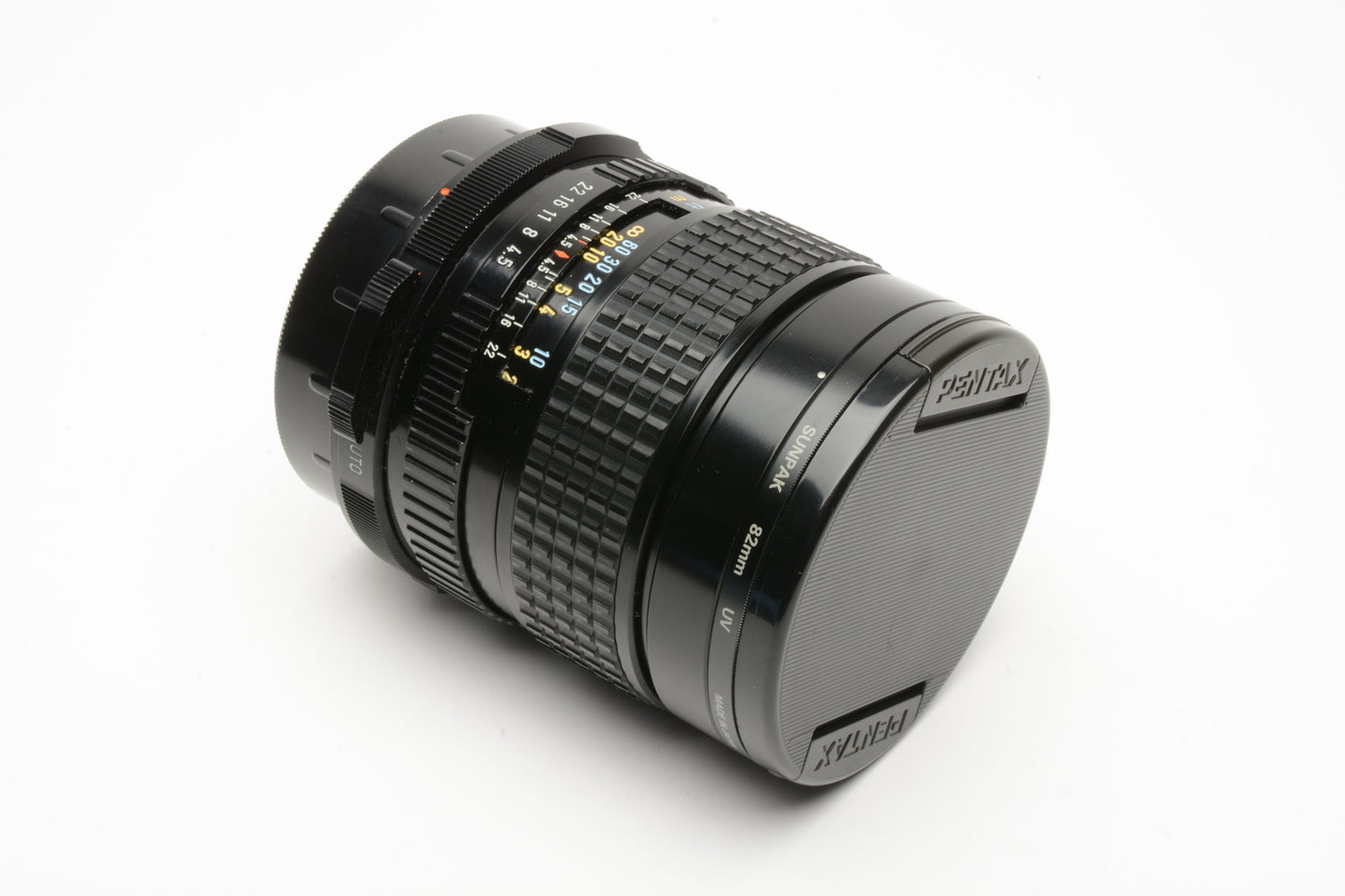 Pentax SMC 75mm f4.5 lens for Pentax 67, Latest version, caps, UV, Nice